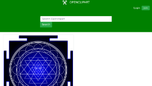 openclipart圖庫：Sri Yantra-資源代表圖