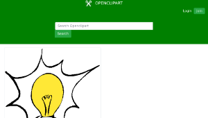 openclipart圖庫：Light bulb 3縮圖