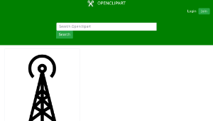 openclipart圖庫：antenna square-資源代表圖