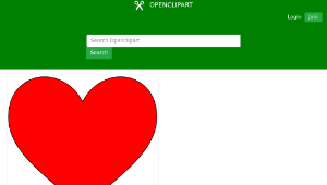openclipart圖庫：Heart Symbol-資源代表圖