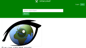 openclipart圖庫：Eye can see the world Europe, Africa and Middle East (from &quot;cam.morris&quot; and &quot;narrowhouse&quot; works)