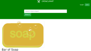 openclipart圖庫：Bar of Soap