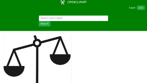 openclipart圖庫：scales