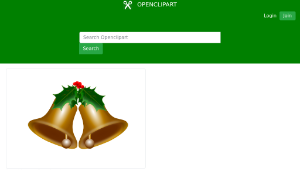 openclipart圖庫：bells of Christmas