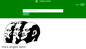 openclipart圖庫：marx engels lenin