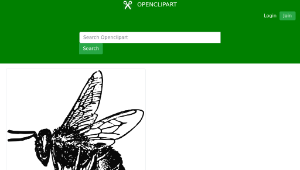 openclipart圖庫：Bee