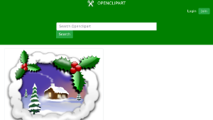 openclipart圖庫：CHRISTMAS 001B