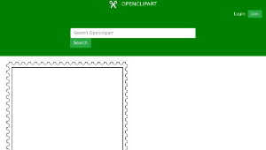 openclipart圖庫：Stamp frame