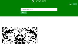 openclipart圖庫：Damask