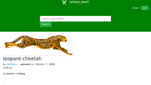 openclipart圖庫：leopard-cheetah-資源代表圖