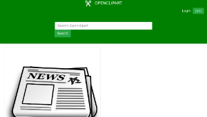 openclipart圖庫：news