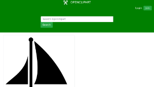 openclipart圖庫：sailboat