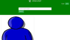 openclipart圖庫：Abstract person