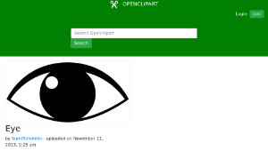openclipart圖庫：Eye縮圖