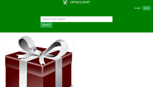 openclipart圖庫：chocolate present縮圖