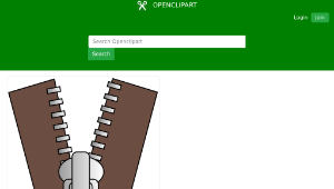 openclipart圖庫：Zipper-資源代表圖