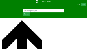 openclipart圖庫：aiga up arrow-資源代表圖