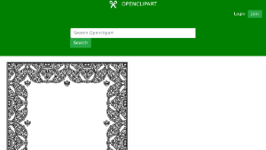 openclipart圖庫：Decorative Ornamental Frame Border縮圖