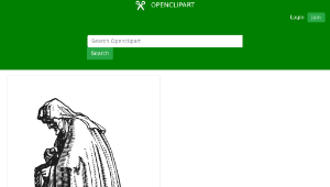 openclipart圖庫：robed old woman-資源代表圖