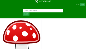 openclipart圖庫：Tango Style Mushroom-資源代表圖