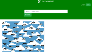 openclipart圖庫：Flying Penguins-資源代表圖