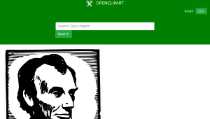 openclipart圖庫：Abraham Lincoln-資源代表圖
