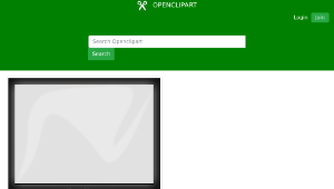 openclipart圖庫：Generic Monitor縮圖