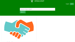 openclipart圖庫：Handshake Icon-資源代表圖