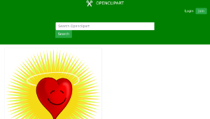 openclipart圖庫：Happy Heart-資源代表圖