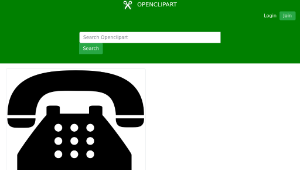 openclipart圖庫：Phone icon-資源代表圖