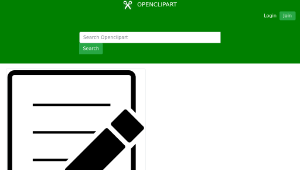 openclipart圖庫：Memo Pictogram縮圖