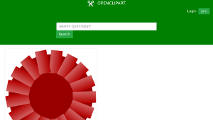 openclipart圖庫：Award Ribbon -- Red縮圖