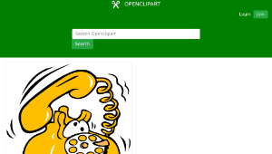 openclipart圖庫：Architetto -- telefono email-資源代表圖