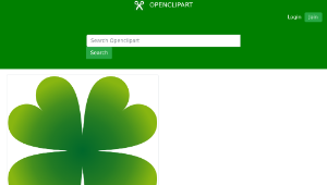 openclipart圖庫：four-leaf clover-資源代表圖