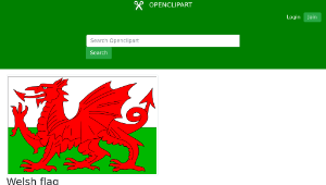 openclipart圖庫：Welsh flag縮圖