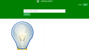 openclipart圖庫：Light bulb icon-資源代表圖