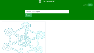 openclipart圖庫：snowflake2縮圖