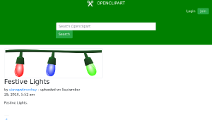 openclipart圖庫：Festive Lights縮圖