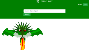 openclipart圖庫：Dragon縮圖