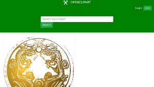 openclipart圖庫：Ancient Chinese dragons-資源代表圖