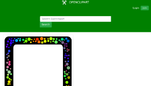 openclipart圖庫：Dot Border縮圖