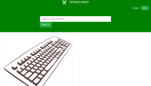openclipart圖庫：Keyboard