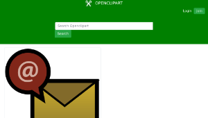 openclipart圖庫：Email-資源代表圖