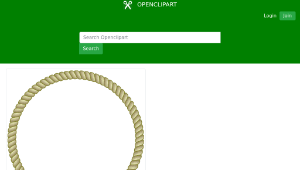 openclipart圖庫：Round Rope Border-資源代表圖