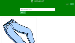 openclipart圖庫：trousers - coloured-資源代表圖