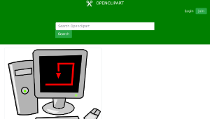 openclipart圖庫：computer-資源代表圖