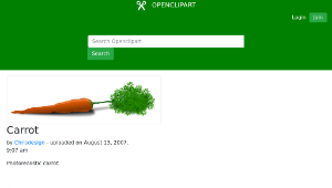 openclipart圖庫：Carrot縮圖