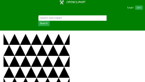 openclipart圖庫：isosceles triangle tessellation-資源代表圖
