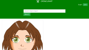 openclipart圖庫：Manga Face縮圖