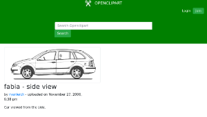 openclipart圖庫：fabia - side view-資源代表圖